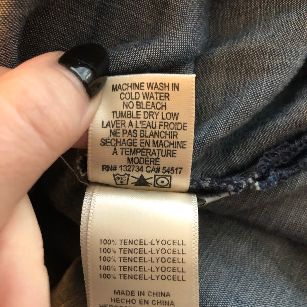 CLOTH & STONE Chambray Top - Picture 8 of 9